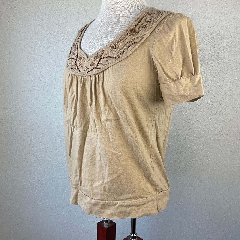 Basic Editions Short Sleeve Top Size S EUC - Picture 4 of 6
